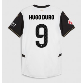 Valencia Hugo Duro #9 Hjemme skjorte 2024-25 Kortermet